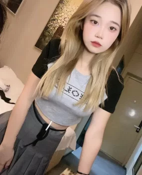 广州零零后金发妹妹