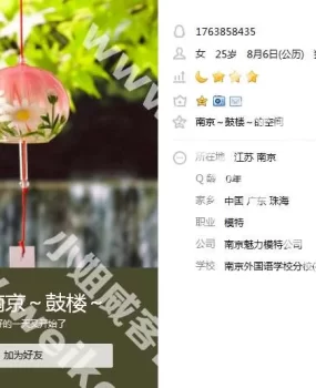 鼓楼一兼职，照片和本人差距大